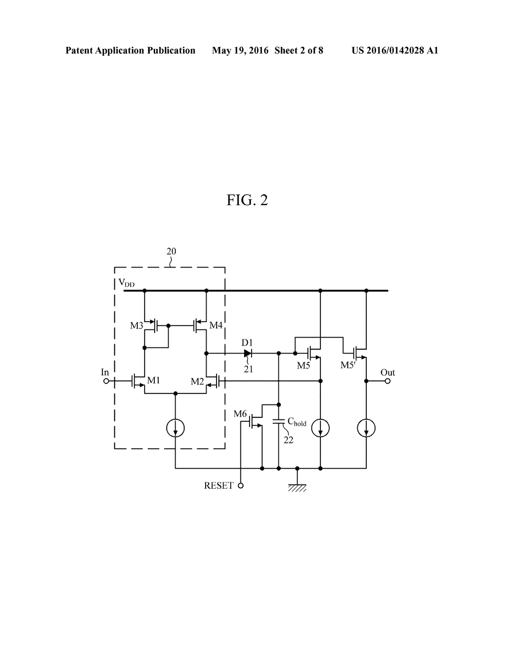 HIGH SPEED SIGNAL LEVEL DETECTOR AND BURST-MODE TRANS IMPEDANCE AMPLIFIER     USING THE SAME - diagram, schematic, and image 03