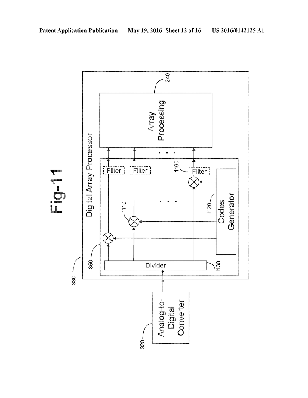 A SYSTEM AND METHOD FOR RECEIVING AND PROCESSING ARRAY ANTENNA SIGNALS - diagram, schematic, and image 13