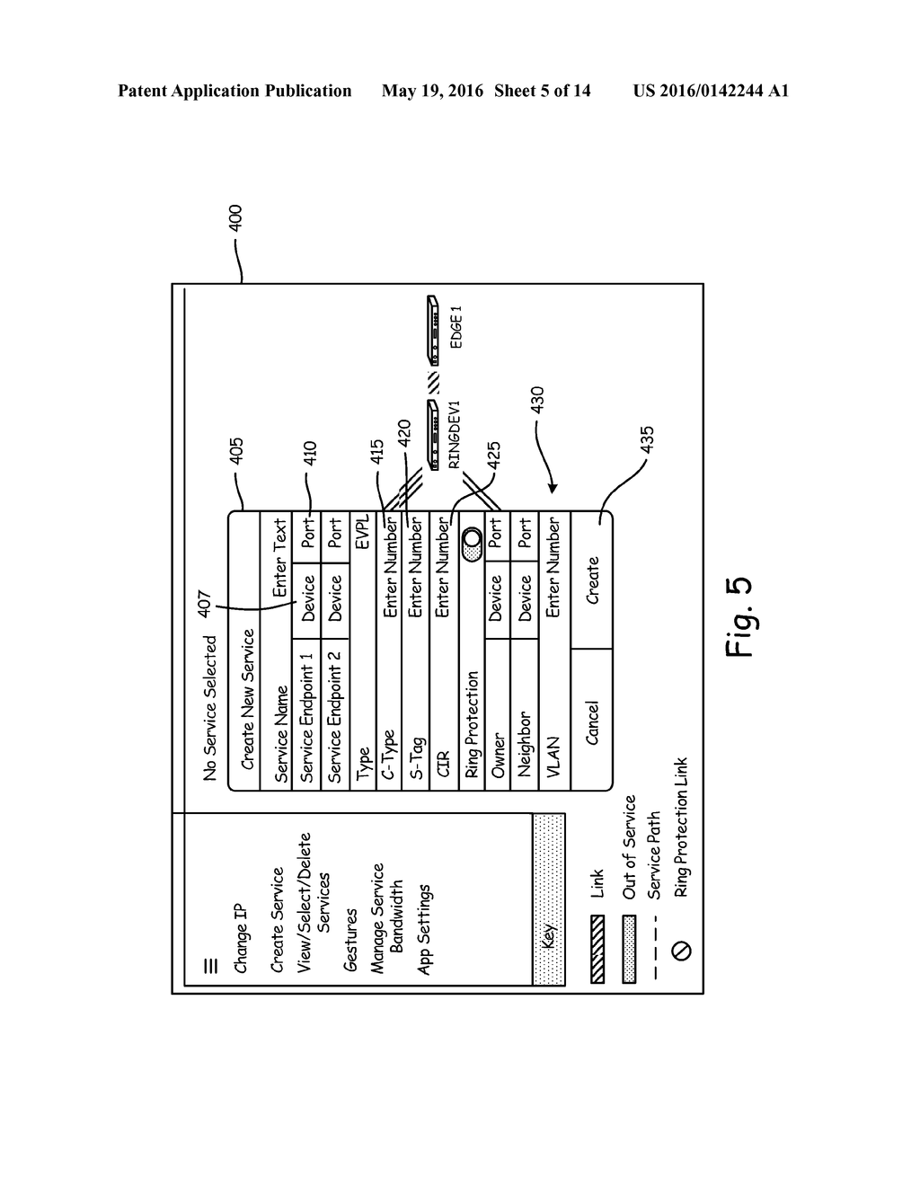 MOBILE COMPUTING DEVICE AND APPLICATION CONFIGURING SAME TO RAPIDLY     PROVISION AND MONITOR SERVICES AND REDUNDANCY IN A NETWORK - diagram, schematic, and image 06