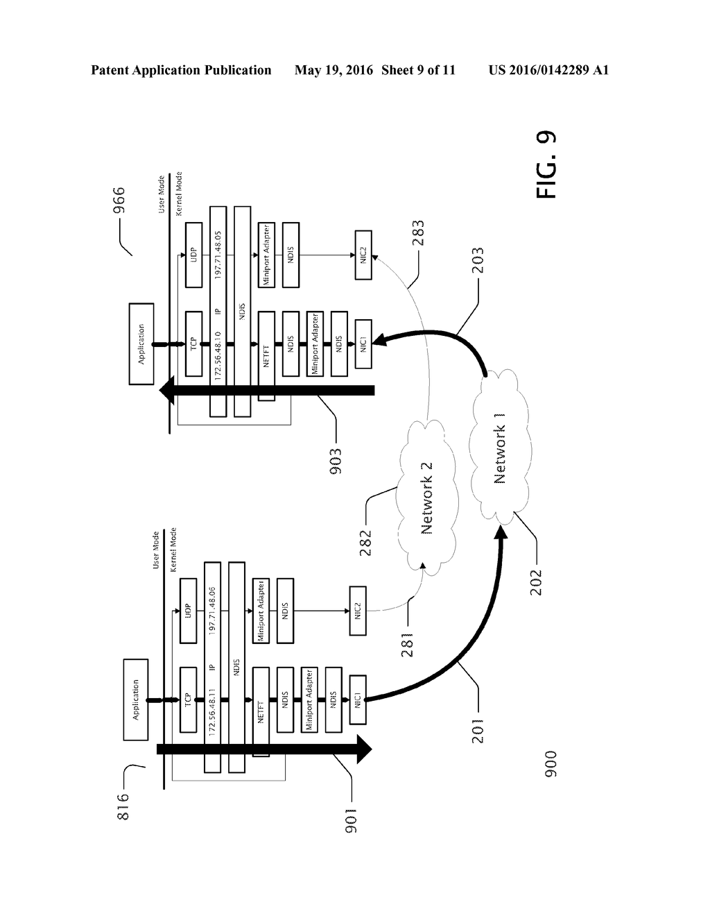 FAULT-TOLERANT COMMUNICATIONS IN ROUTED NETWORKS - diagram, schematic, and image 10