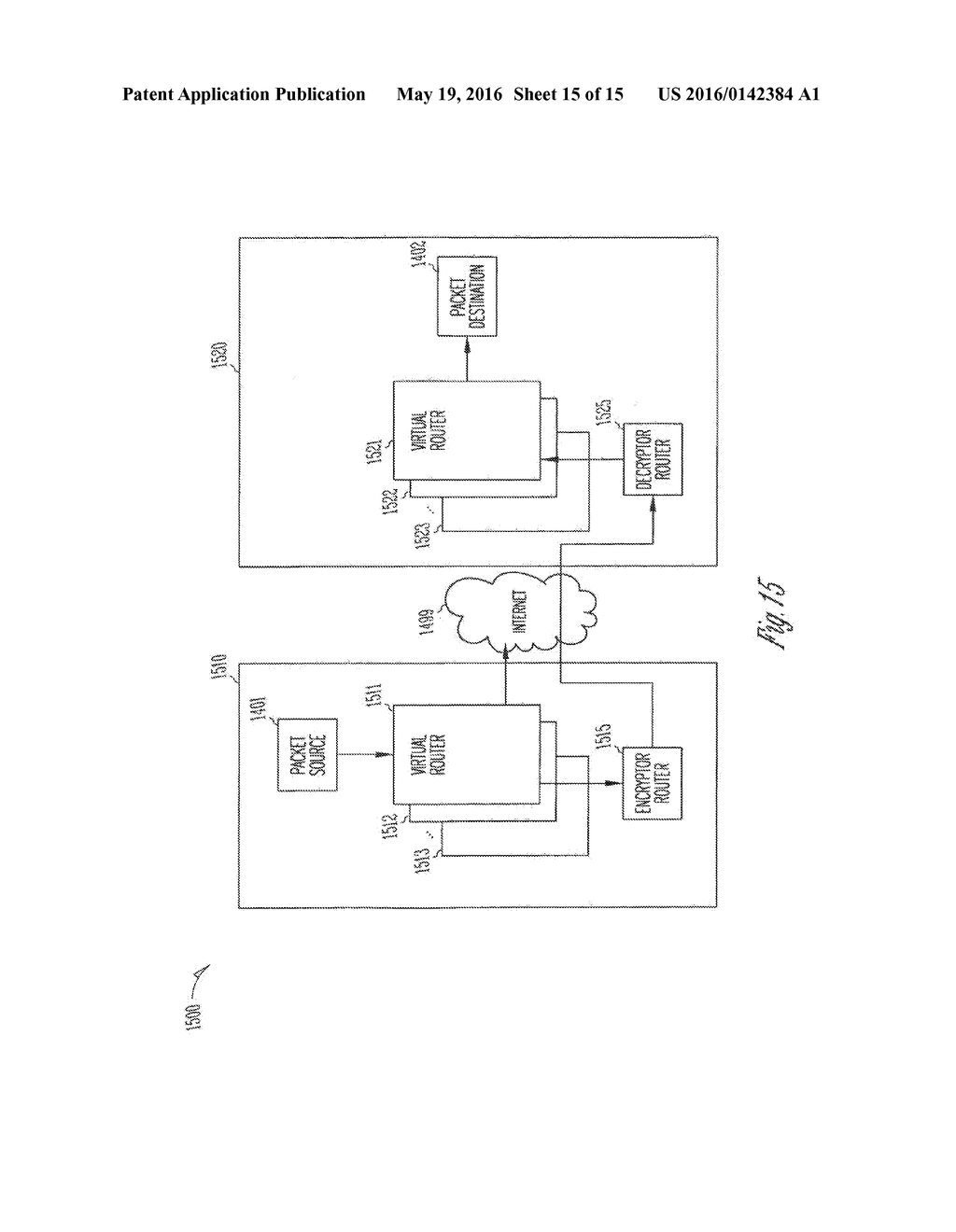 TUNNEL INTERFACE FOR SECURING TRAFFIC OVER A NETWORK - diagram, schematic, and image 16