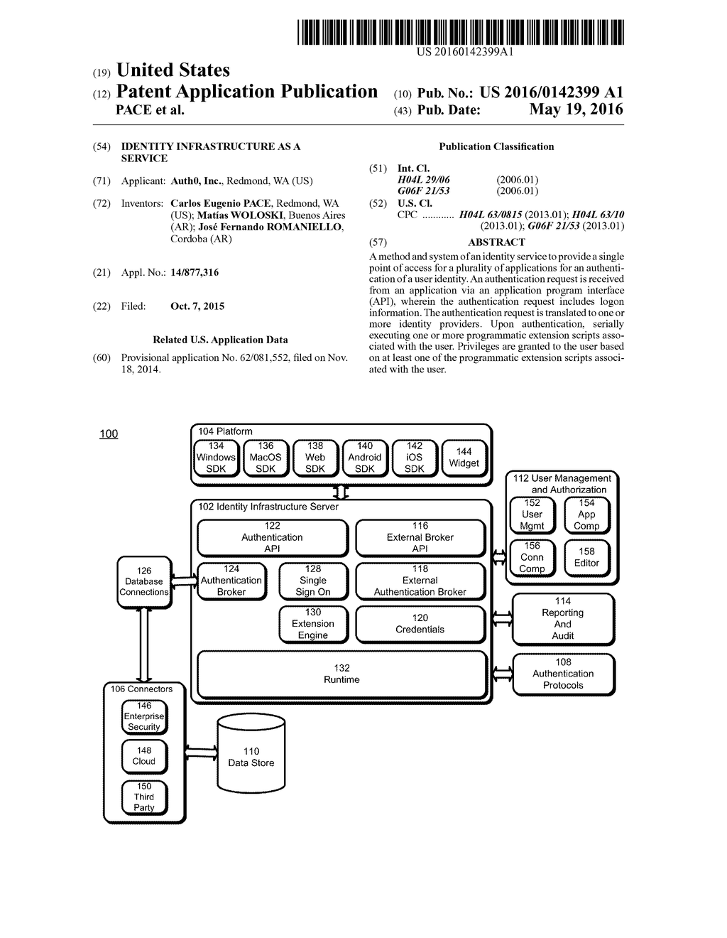 IDENTITY INFRASTRUCTURE AS A SERVICE - diagram, schematic, and image 01