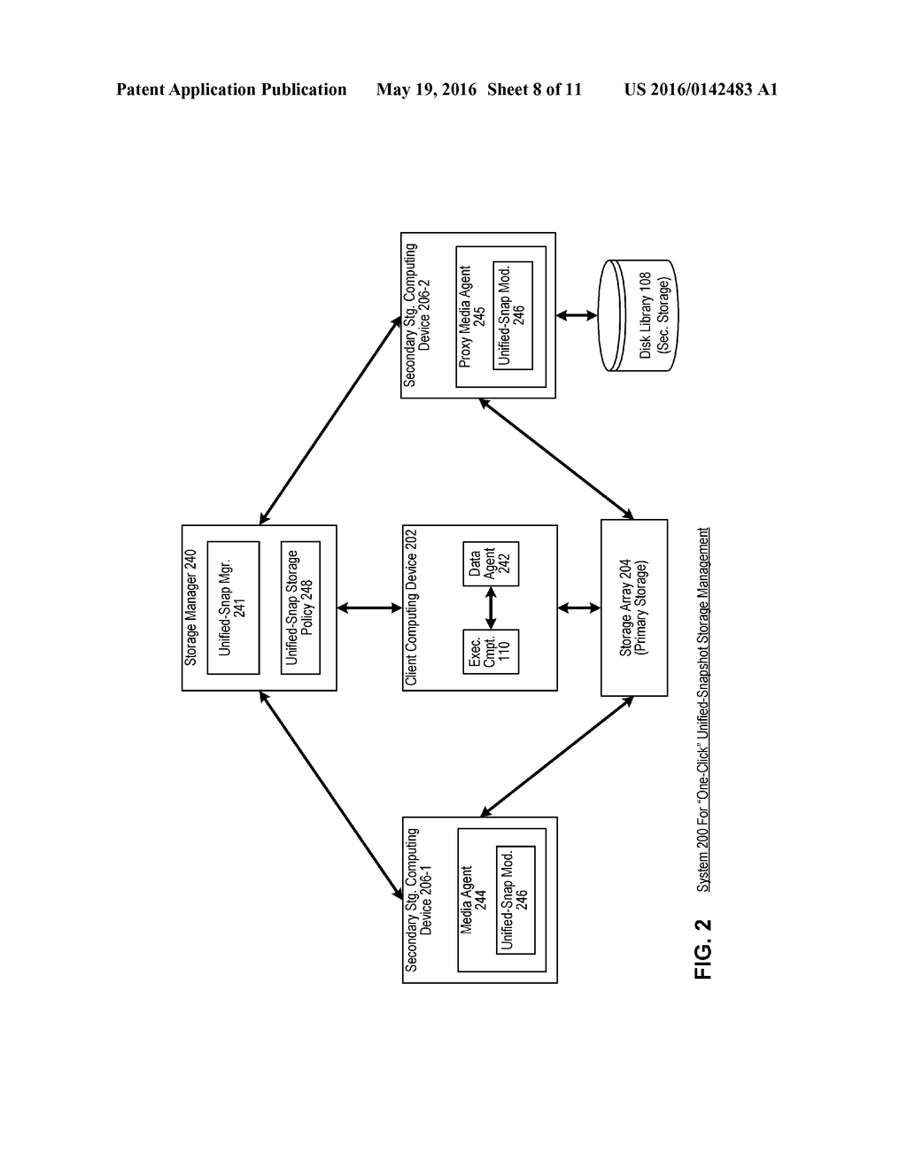 UNIFIED SNAPSHOT STORAGE MANAGEMENT, USING AN ENHANCED STORAGE MANAGER AND     ENHANCED MEDIA AGENTS - diagram, schematic, and image 09