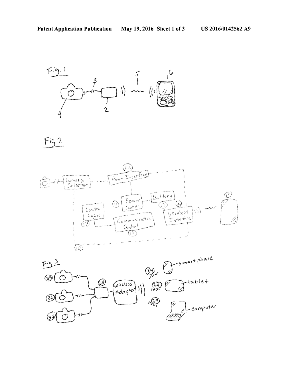 WIRELESS ADAPTER AND METHOD FOR COMMUNICATION WITH DIGITAL CAMERA - diagram, schematic, and image 02