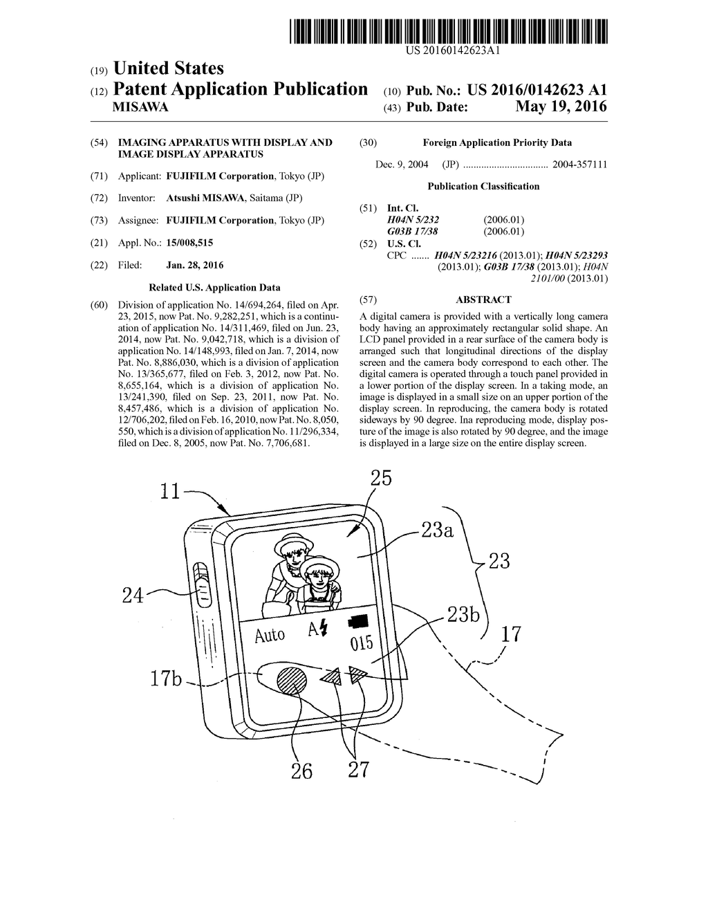 IMAGING APPARATUS WITH DISPLAY AND IMAGE DISPLAY APPARATUS - diagram, schematic, and image 01