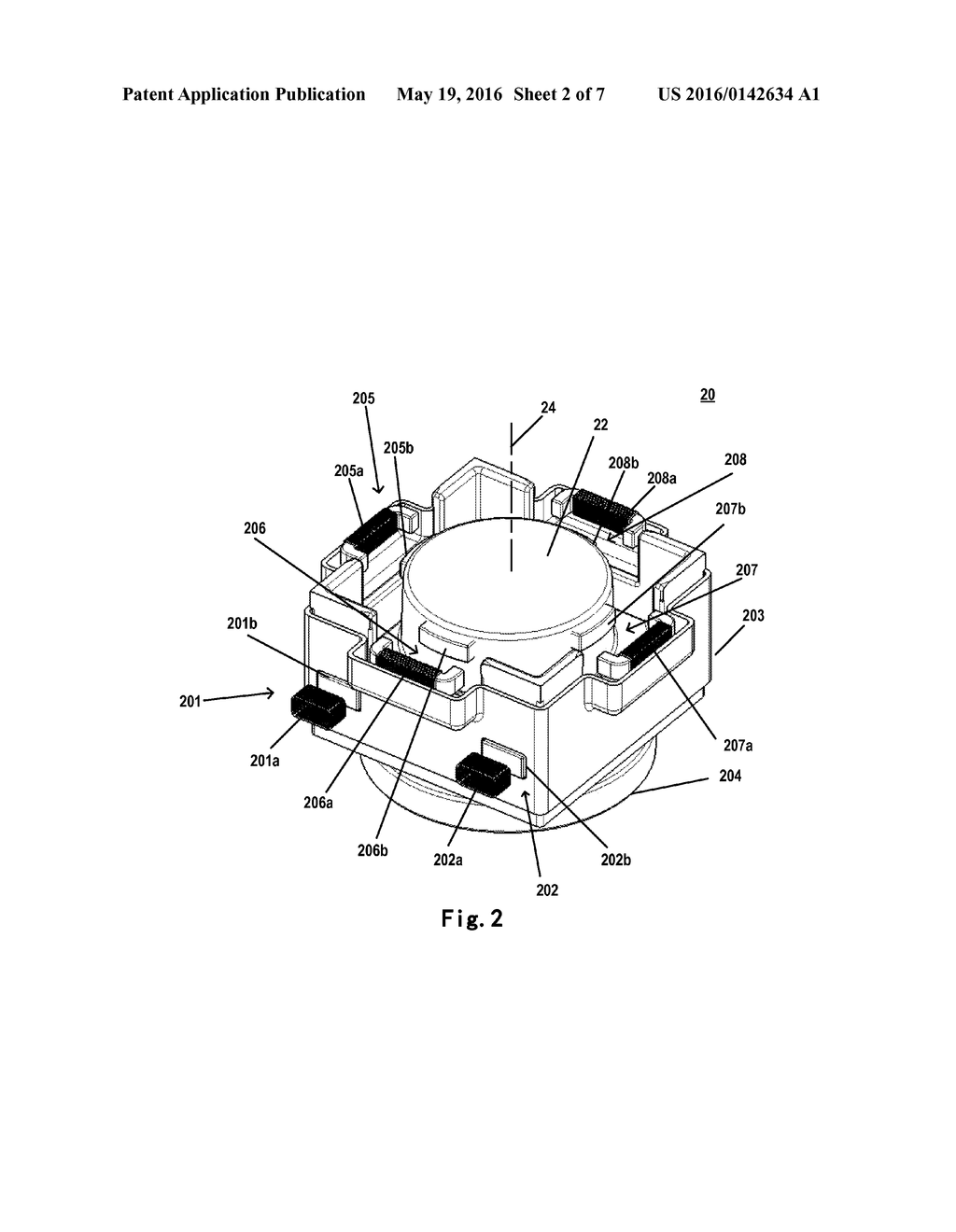 Stabilizer for an Optical Device and Electronic Device Comprising the Same - diagram, schematic, and image 03