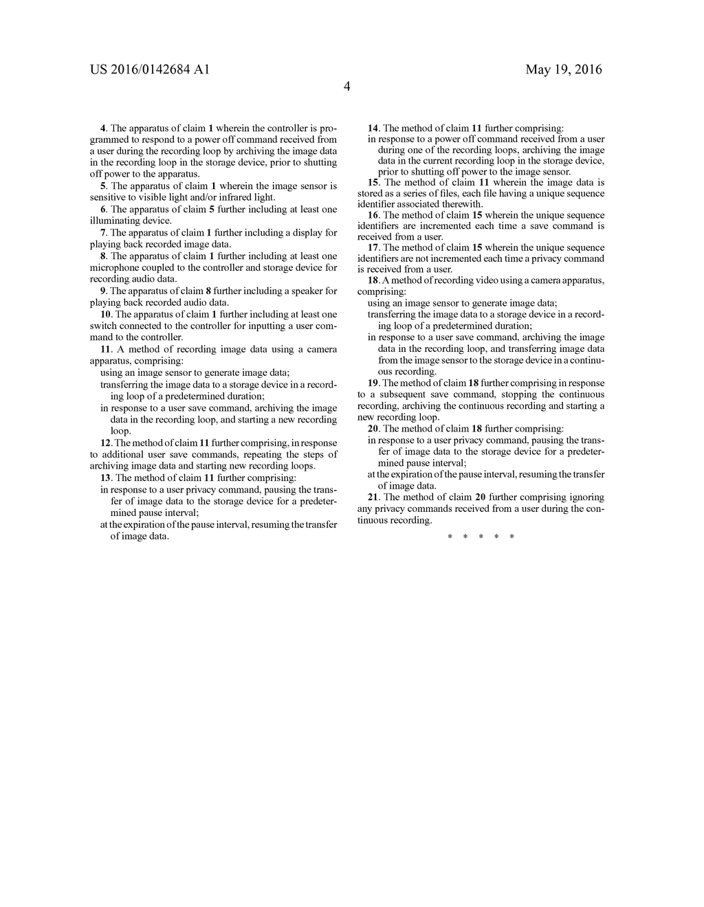 CAMERA APPARATUS AND METHOD - diagram, schematic, and image 12