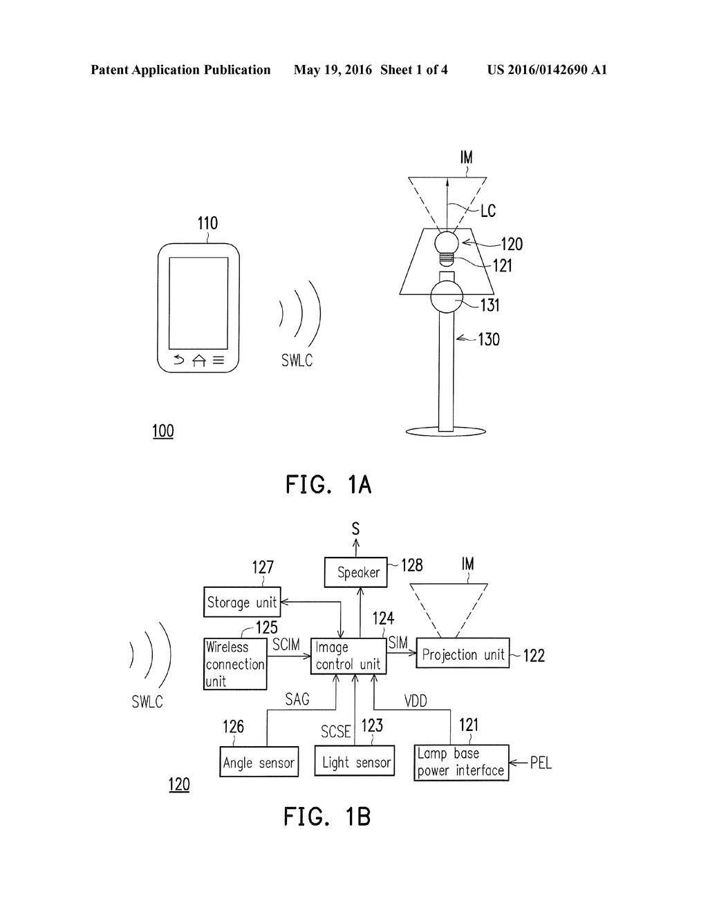 PROJECTION DEVICE AND PROJECTION SYSTEM HAVING THE SAME - diagram, schematic, and image 02