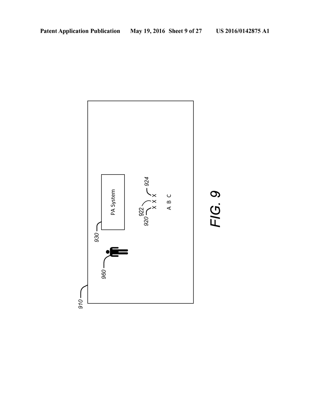 LOCATION AWARE PERSONAL COMMUNICATION DEVICE ENABLED PUBLIC ADDRESSING     (PA) SYSTEM - diagram, schematic, and image 10