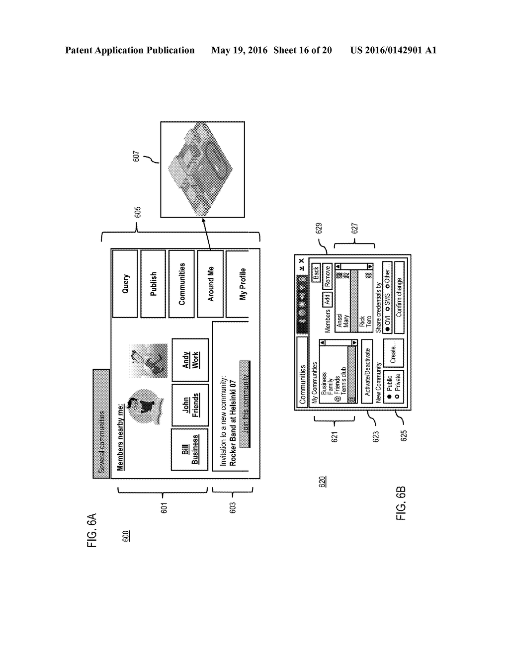 METHOD AND APPARATUS FOR LOCATING COMMUNITIES OVER AN AD-HOC MESH NETWORK - diagram, schematic, and image 17