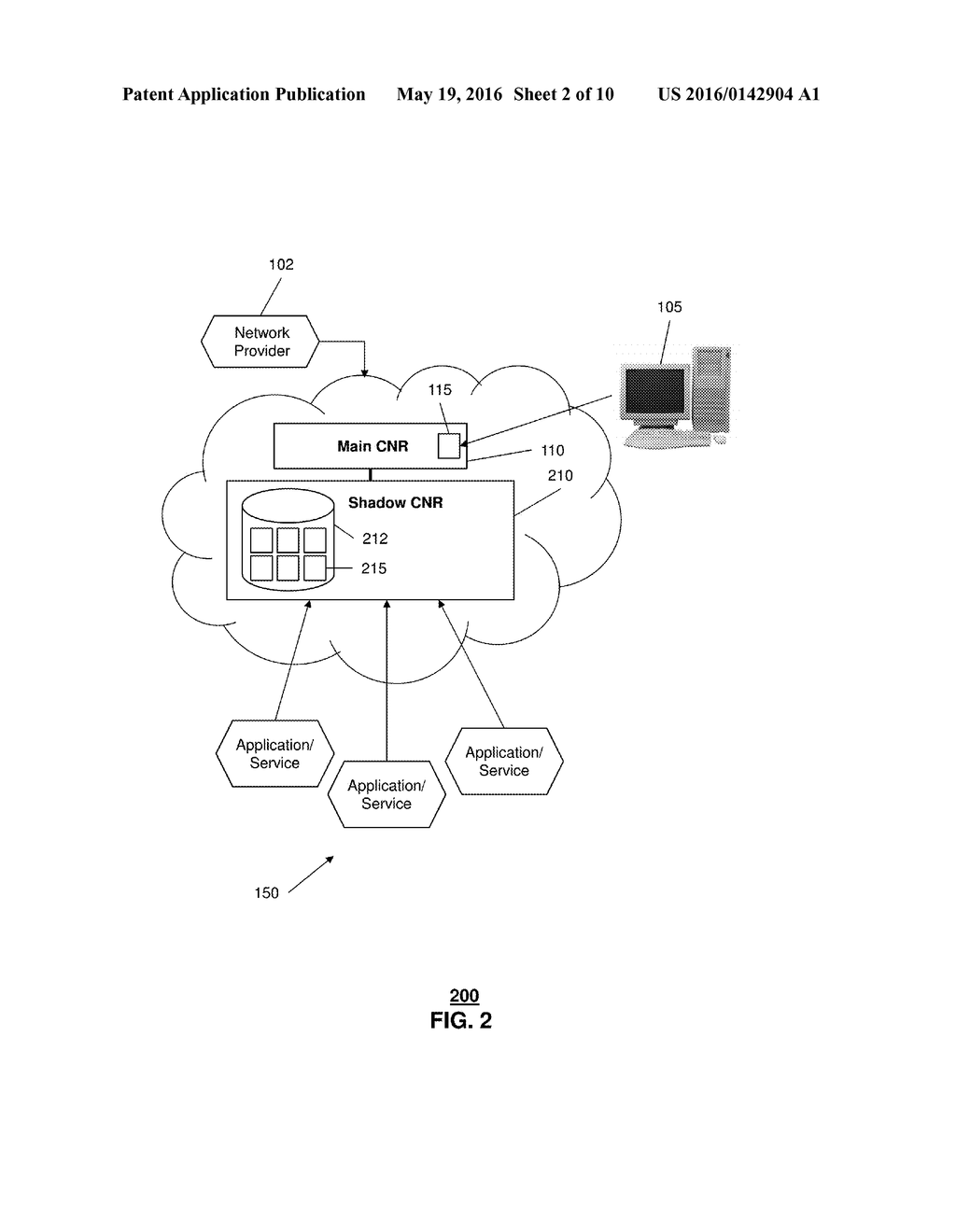 METHOD AND APPARATUS FOR DATA MANAGEMENT OF THIRD PARTY SERVICES - diagram, schematic, and image 03