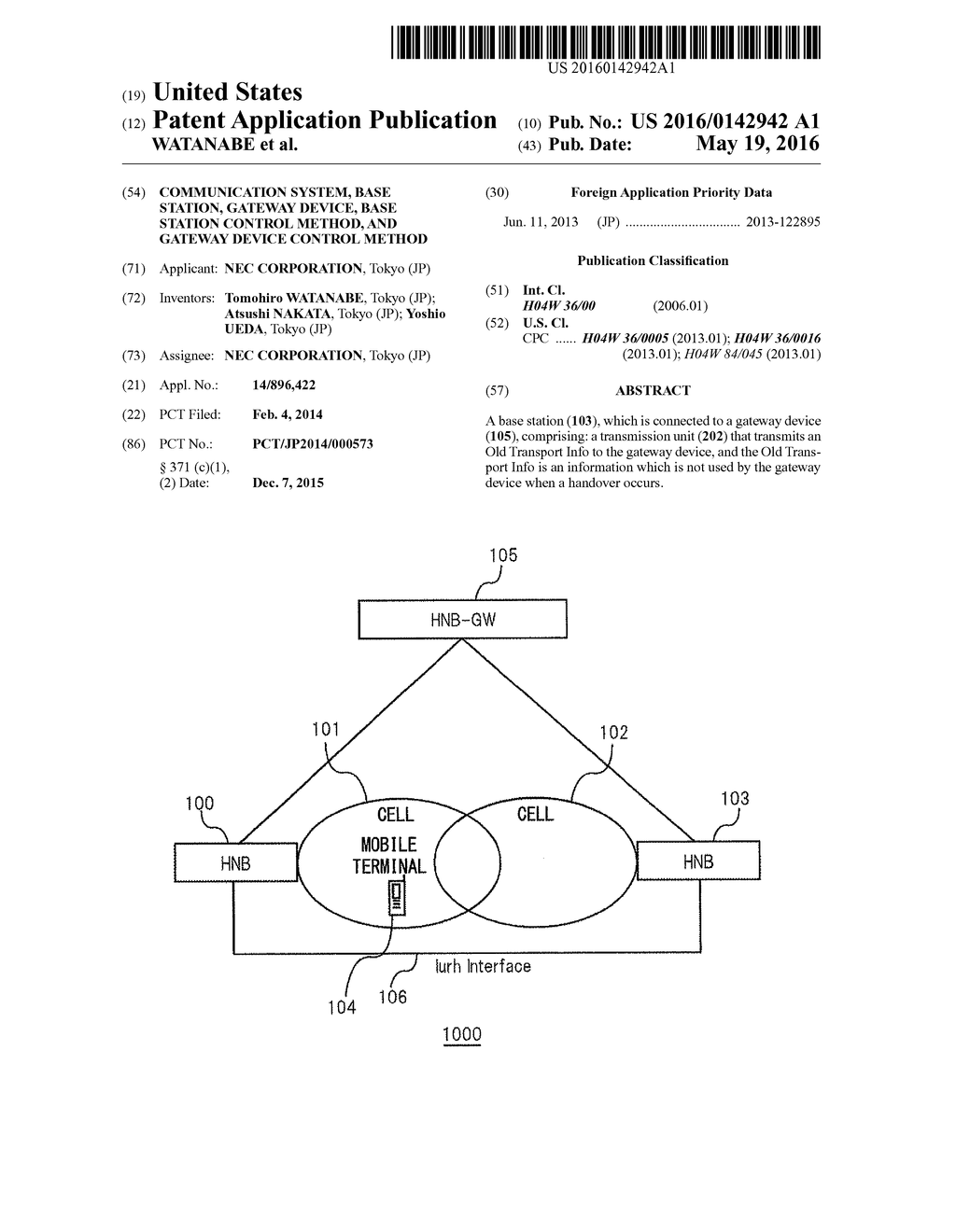 COMMUNICATION SYSTEM, BASE STATION, GATEWAY DEVICE, BASE STATION CONTROL     METHOD, AND GATEWAY DEVICE CONTROL METHOD - diagram, schematic, and image 01