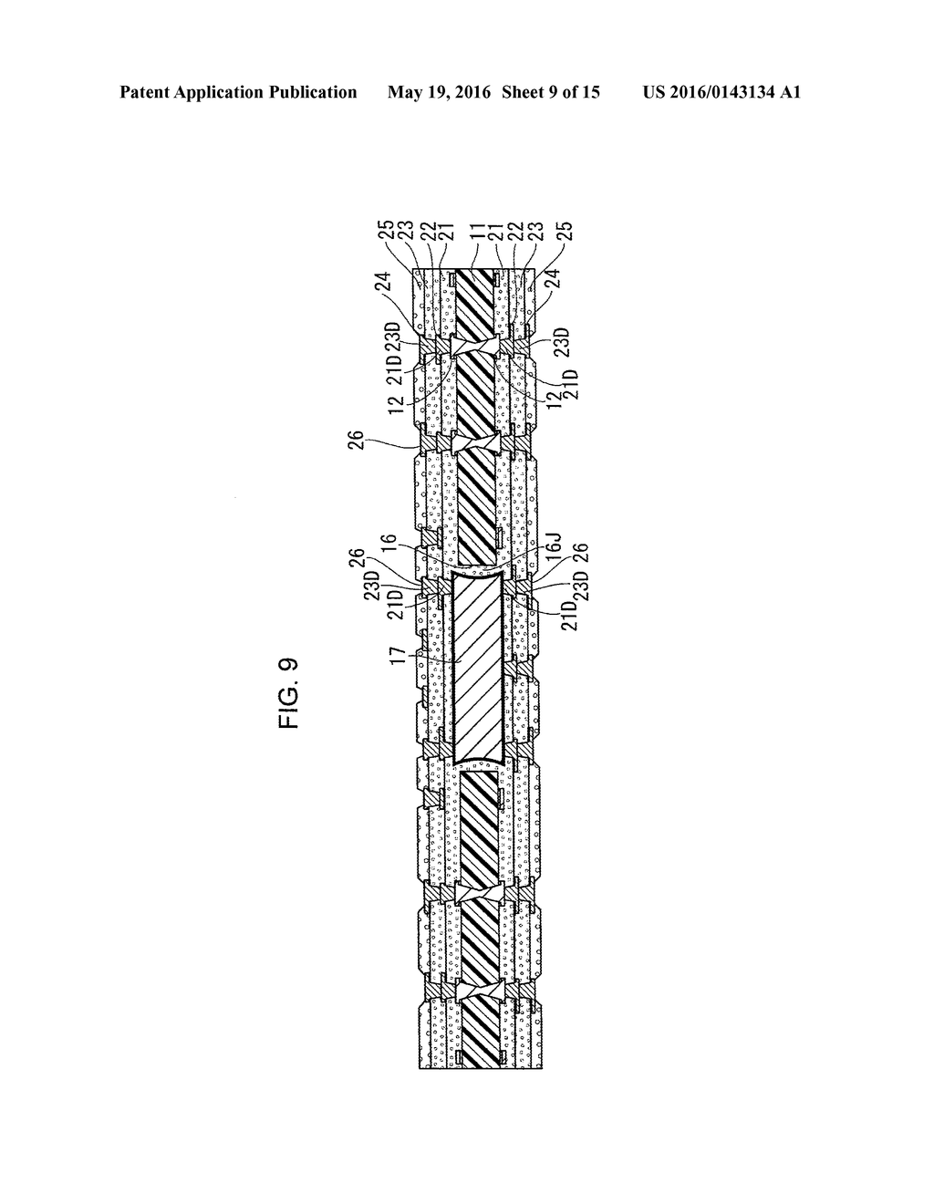 WIRING BOARD WITH BUILT-IN METAL BLOCK AND METHOD FOR MANUFACTURING THE     SAME - diagram, schematic, and image 10