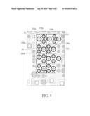 PRINTED CIRCUIT BOARD HAVING POWER/GROUND BALL PAD ARRAY diagram and image