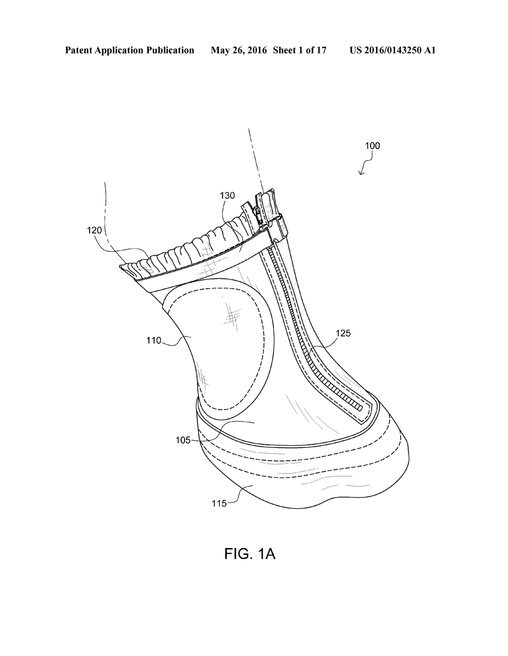 Boot for Promoting Healing of foot/Hoof of an Animal and the Methods of     Fabricating and Using the Boot - diagram, schematic, and image 02