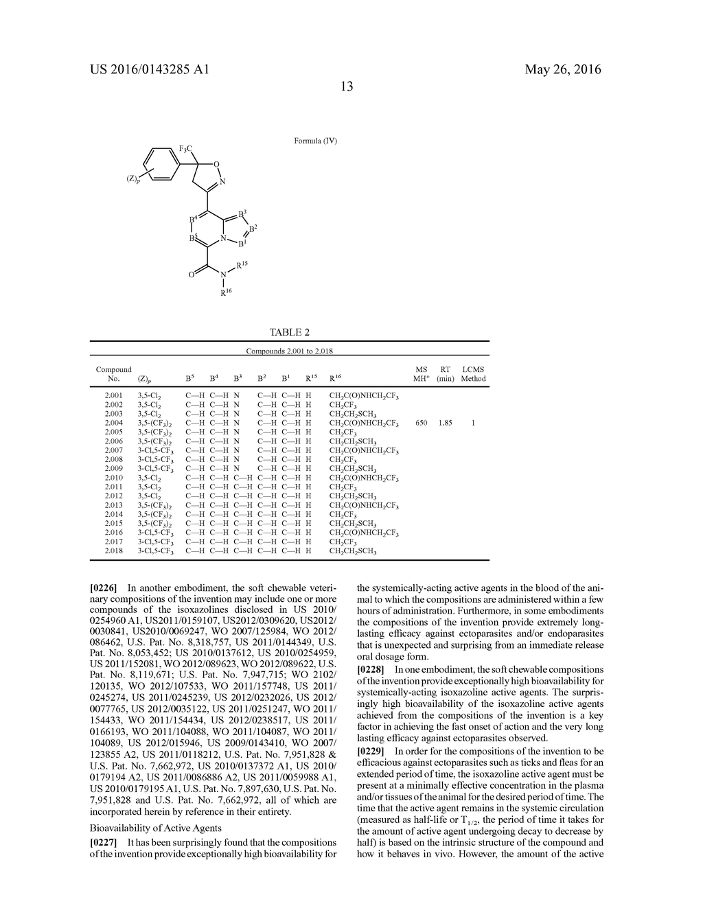 PARASITICIDAL ORAL VETERINARY COMPOSITIONS COMPRISING SYSTEMICALLY-ACTING     ACTIVE AGENTS, METHODS AND USES THEREOF - diagram, schematic, and image 17