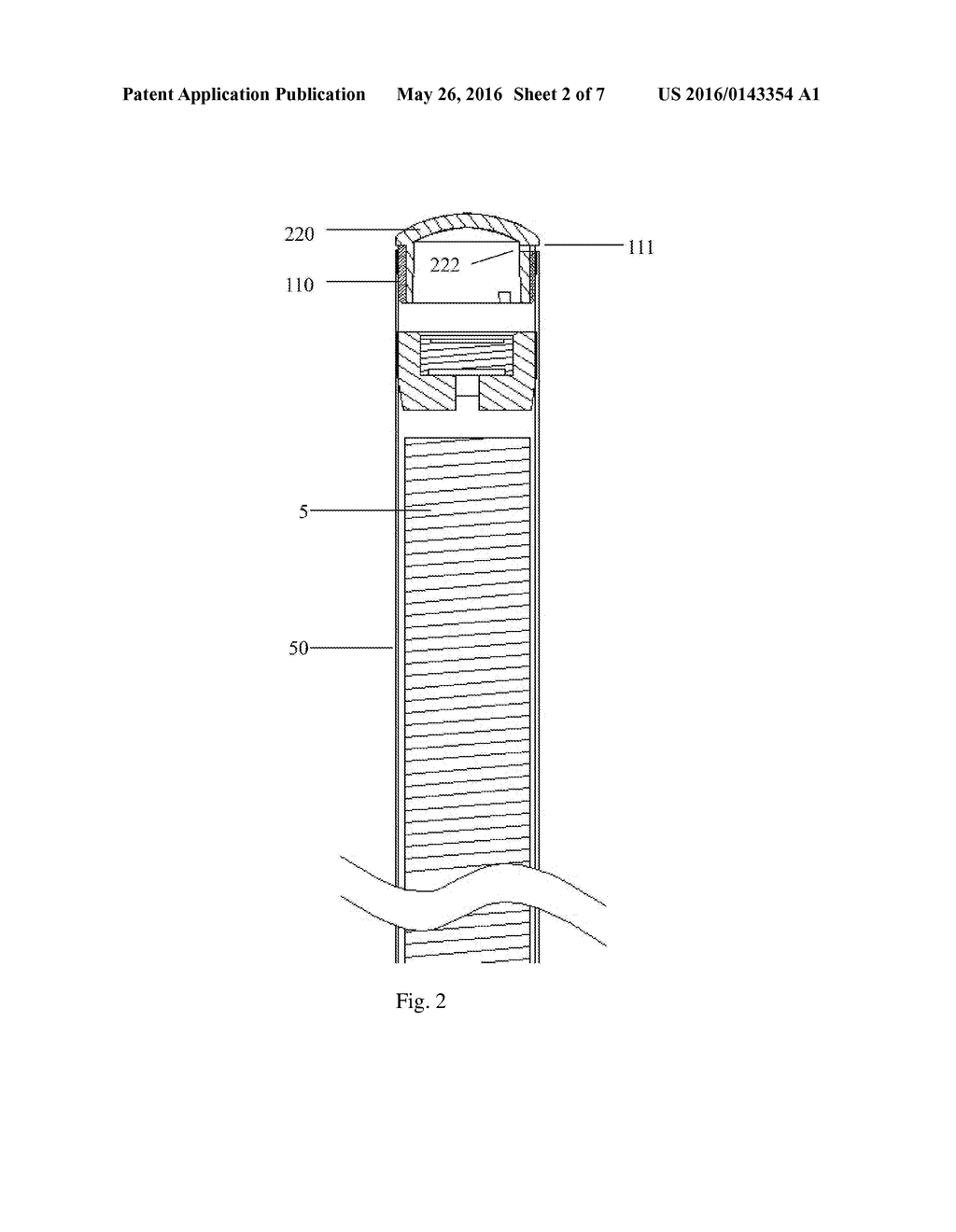 VENT HOLE-ADJUSTABLE ELECTRONIC CIGARETTE - diagram, schematic, and image 03