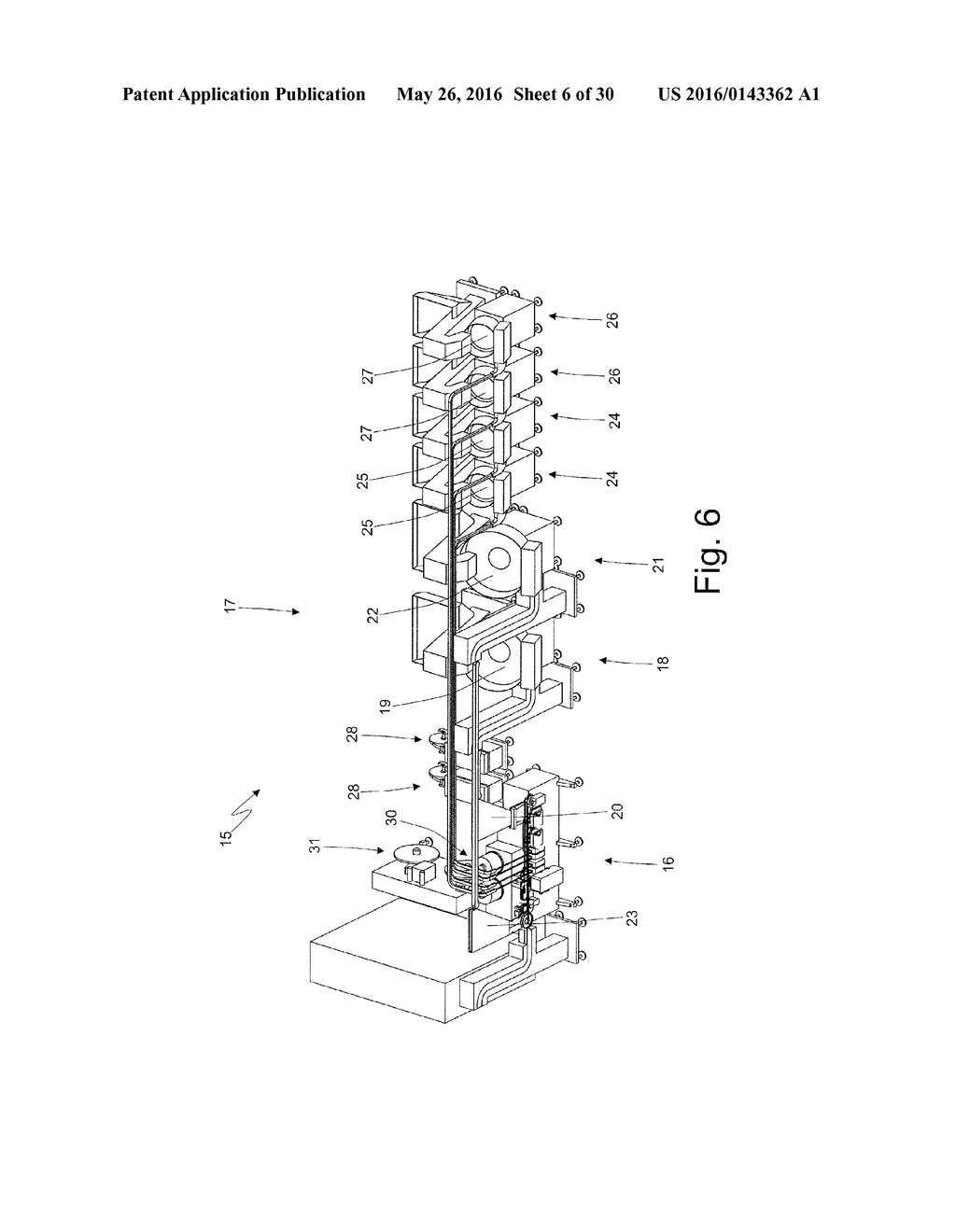 MACHINE AND METHOD FOR PRODUCING A CARTRIDGE FOR AN ELECTRONIC CIGARETTE     PROVIDED WITH A HYGROSCOPIC PAD - diagram, schematic, and image 07