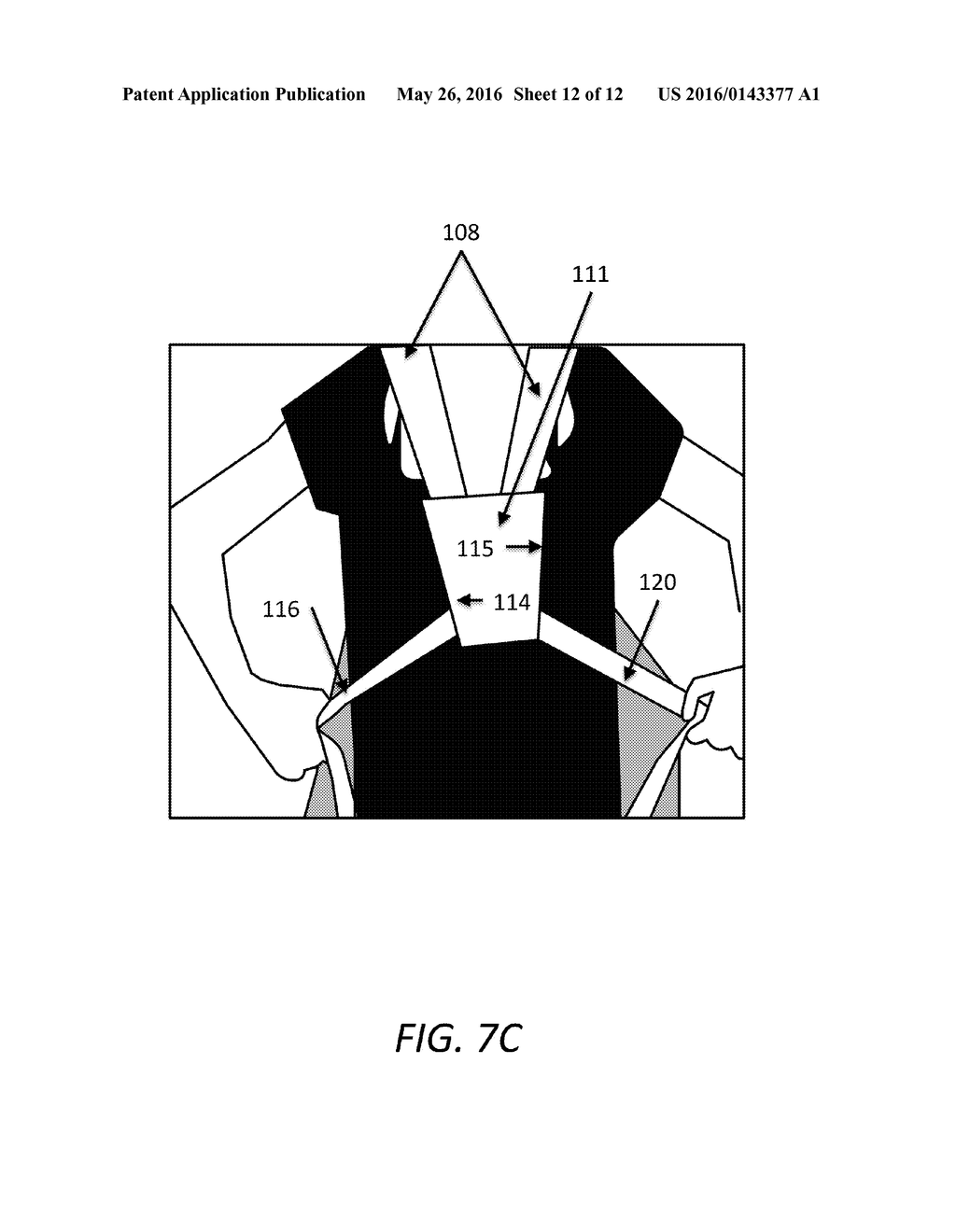 Tie-free apron, and a method for its use - diagram, schematic, and image 13