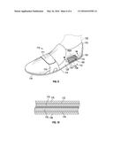 ARTICLE OF FOOTWEAR WITH ROD SUPPORT SYSTEM diagram and image