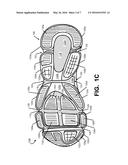 Sole Structures and Articles of Footwear Having a Lightweight Midsole with     Segmented Protective Elements diagram and image