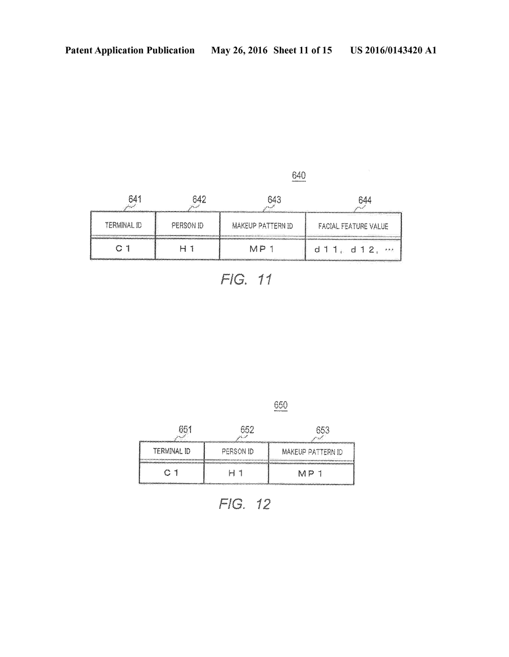 MAKEUP APPLICATION ASSISTANCE DEVICE, MAKEUP APPLICATION ASSISTANCE     SYSTEM, AND MAKEUP APPLICATION ASSISTANCE METHOD - diagram, schematic, and image 12