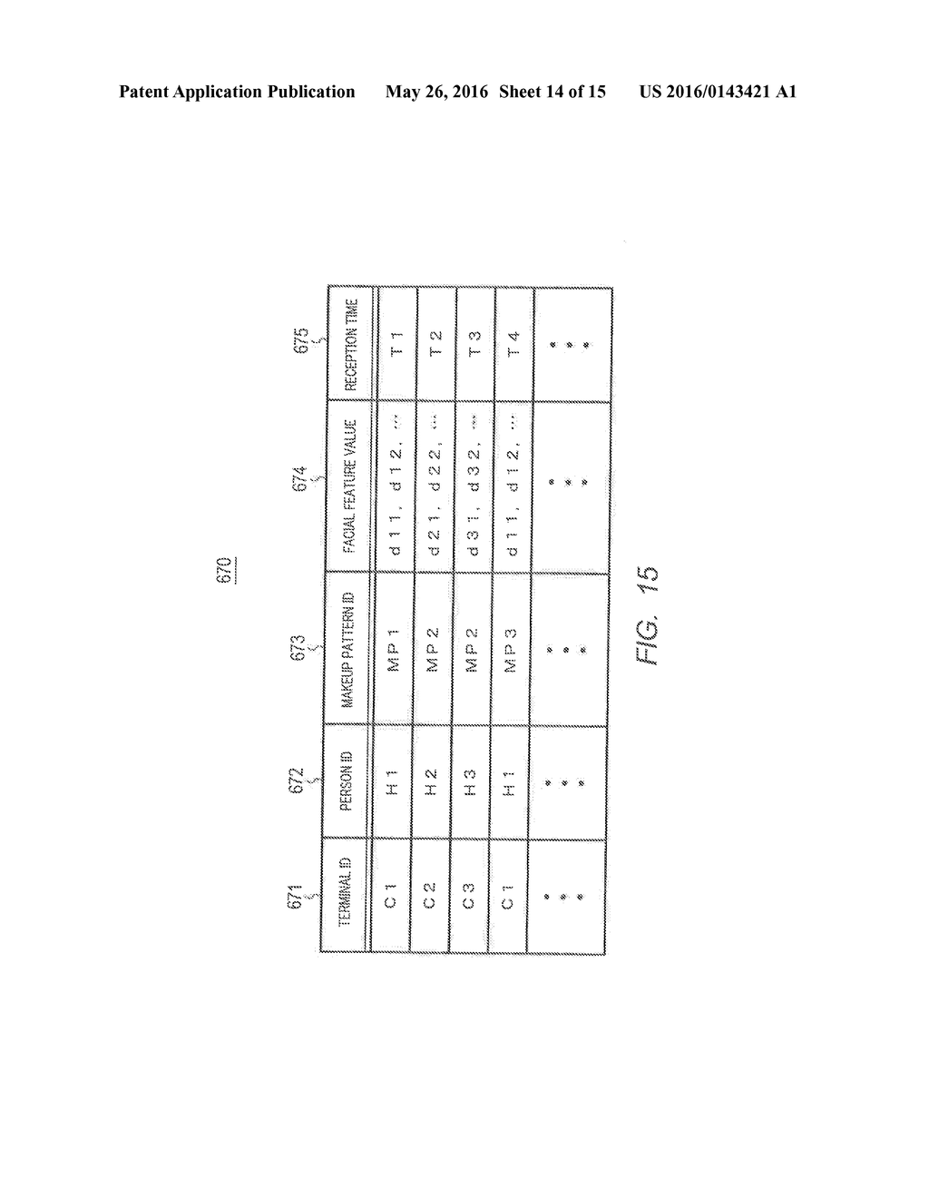 MAKEUP APPLICATION ASSISTANCE DEVICE, MAKEUP APPLICATION ASSISTANCE     SYSTEM, AND MAKEUP APPLICATION ASSISTANCE METHOD - diagram, schematic, and image 15