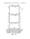 TRANSPORTABLE TELESCOPING FISHING ROD RACK diagram and image