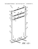 TRANSPORTABLE TELESCOPING FISHING ROD RACK diagram and image