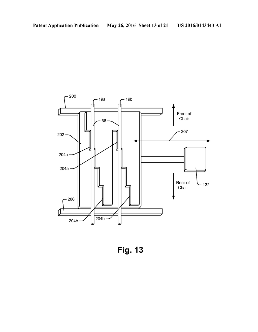 Recline Adjustment System for Chair - diagram, schematic, and image 14