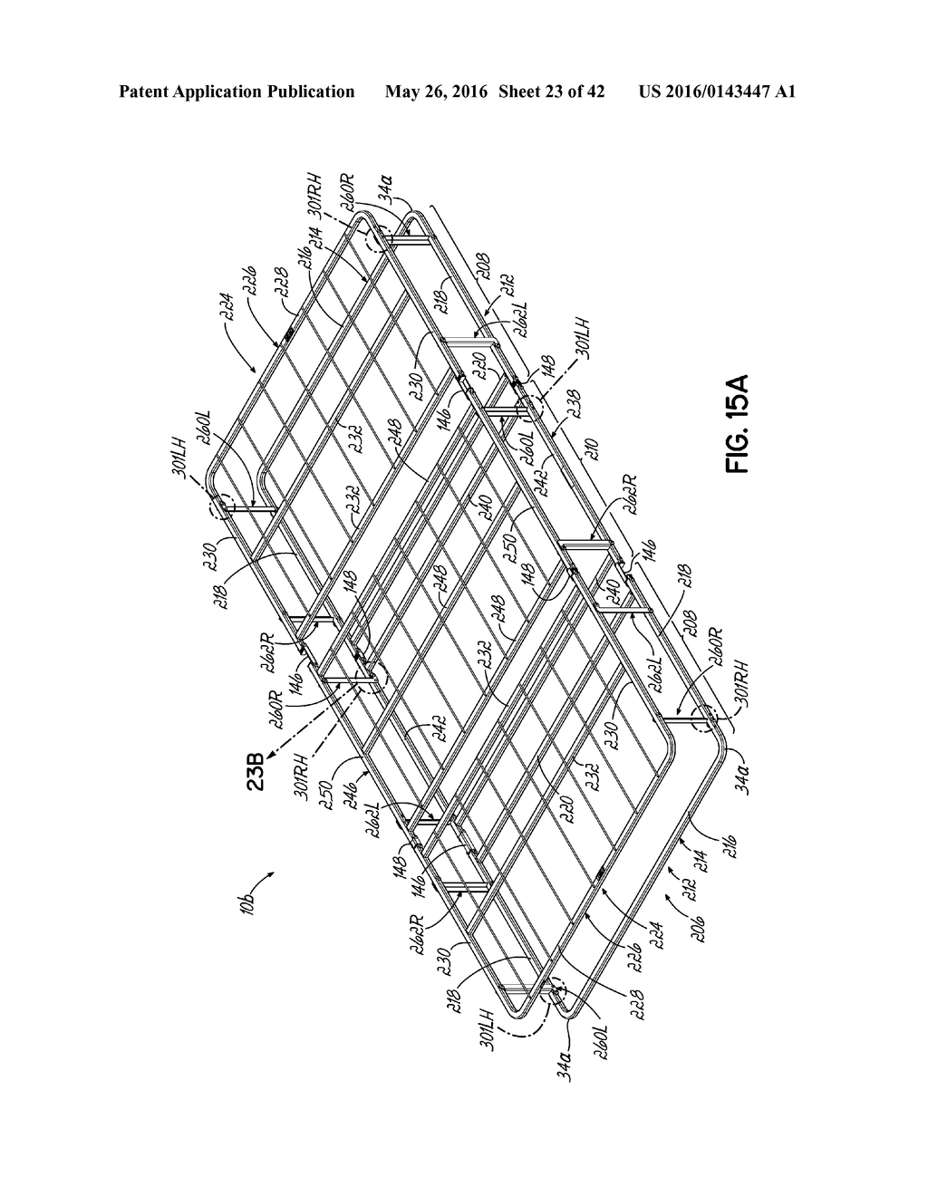 Foldable Bedding Foundation Having L-Shaped Spacers - diagram, schematic, and image 24