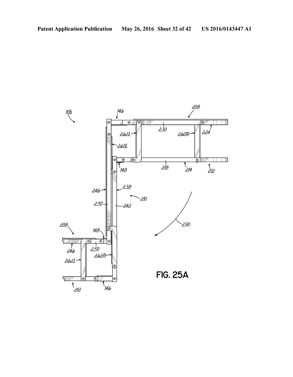 Foldable Bedding Foundation Having L-Shaped Spacers - diagram, schematic, and image 33