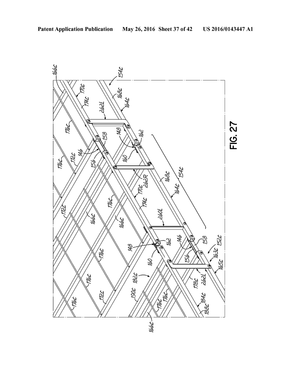 Foldable Bedding Foundation Having L-Shaped Spacers - diagram, schematic, and image 38