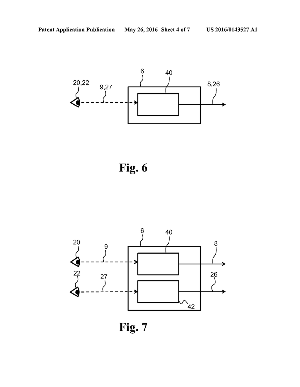 HEAD MOUNTABLE DEVICE FOR MEASURING EYE MOVEMENT HAVING VISIBLE PROJECTION     MEANS - diagram, schematic, and image 05