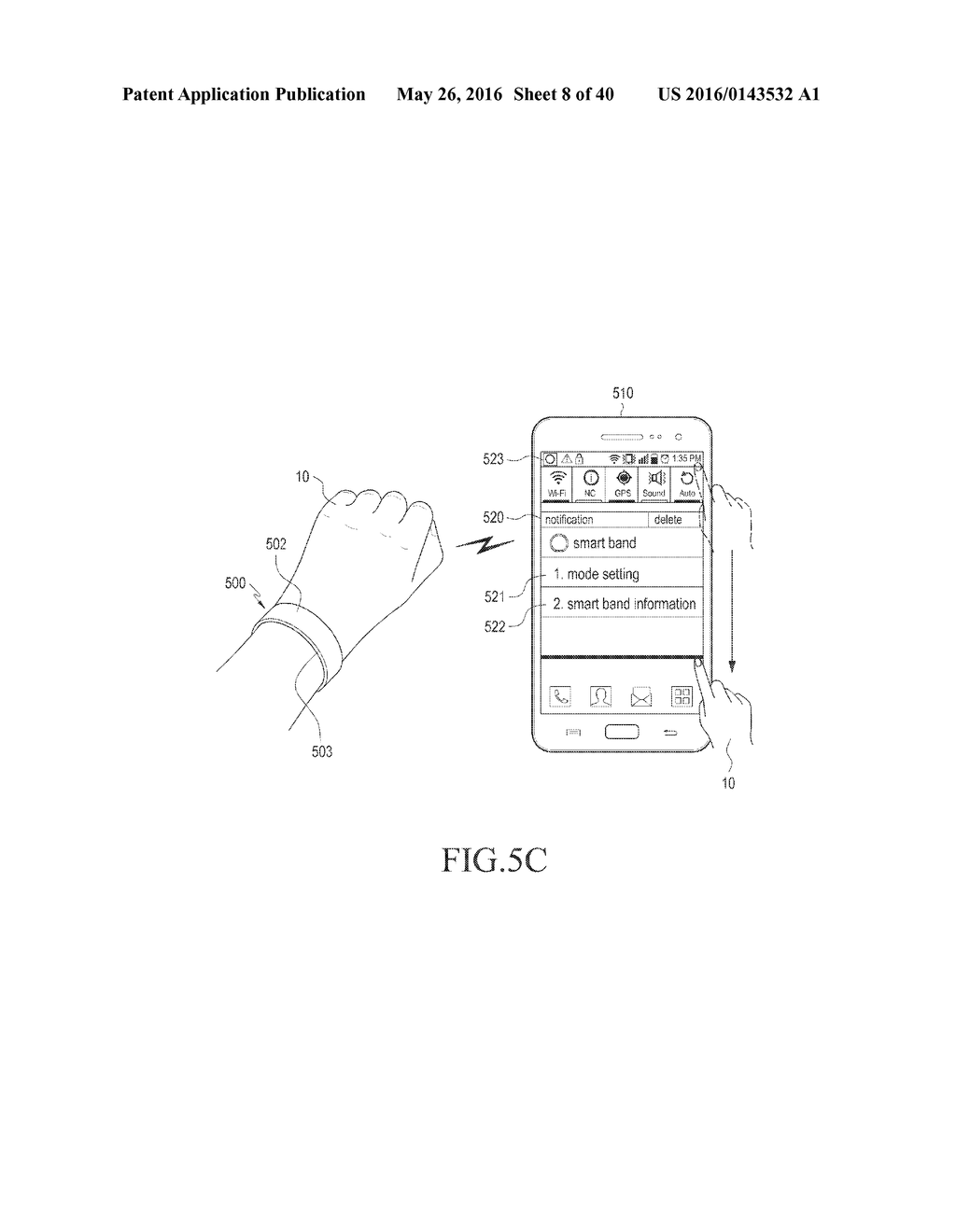 WEARABLE DEVICE AND METHOD OF CONTROLLING THE SAME - diagram, schematic, and image 09