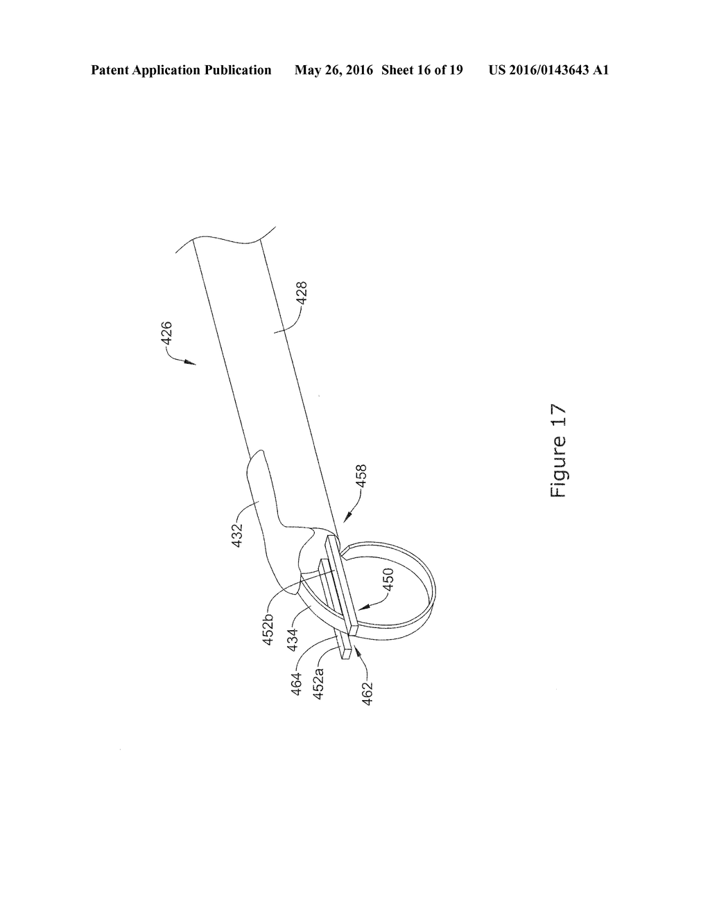 SURGICAL CLOSURE DEVICES INCLUDING A STAPLING MEMBER - diagram, schematic, and image 17