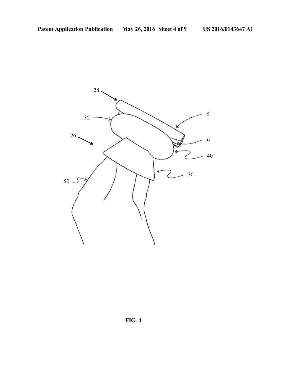 APPLICATOR DEVICE AND METHOD OF USE FOR EXSANGUINATION TOURNIQUET - diagram, schematic, and image 05