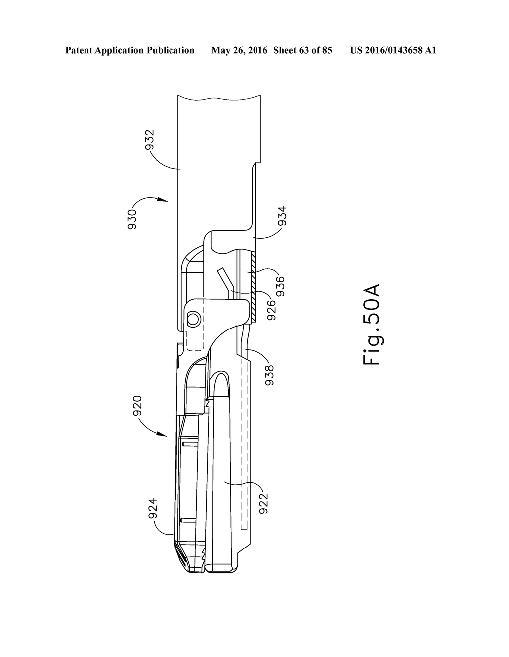 FEATURES TO DRIVE FLUID TOWARD AN ULTRASONIC BLADE OF A SURGICAL     INSTRUMENT - diagram, schematic, and image 64