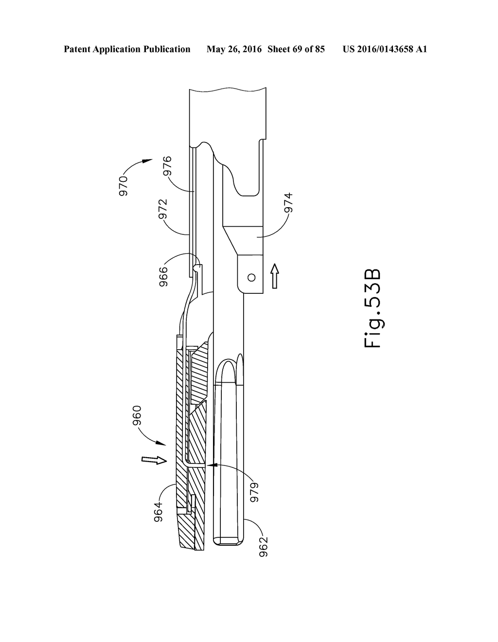 FEATURES TO DRIVE FLUID TOWARD AN ULTRASONIC BLADE OF A SURGICAL     INSTRUMENT - diagram, schematic, and image 70