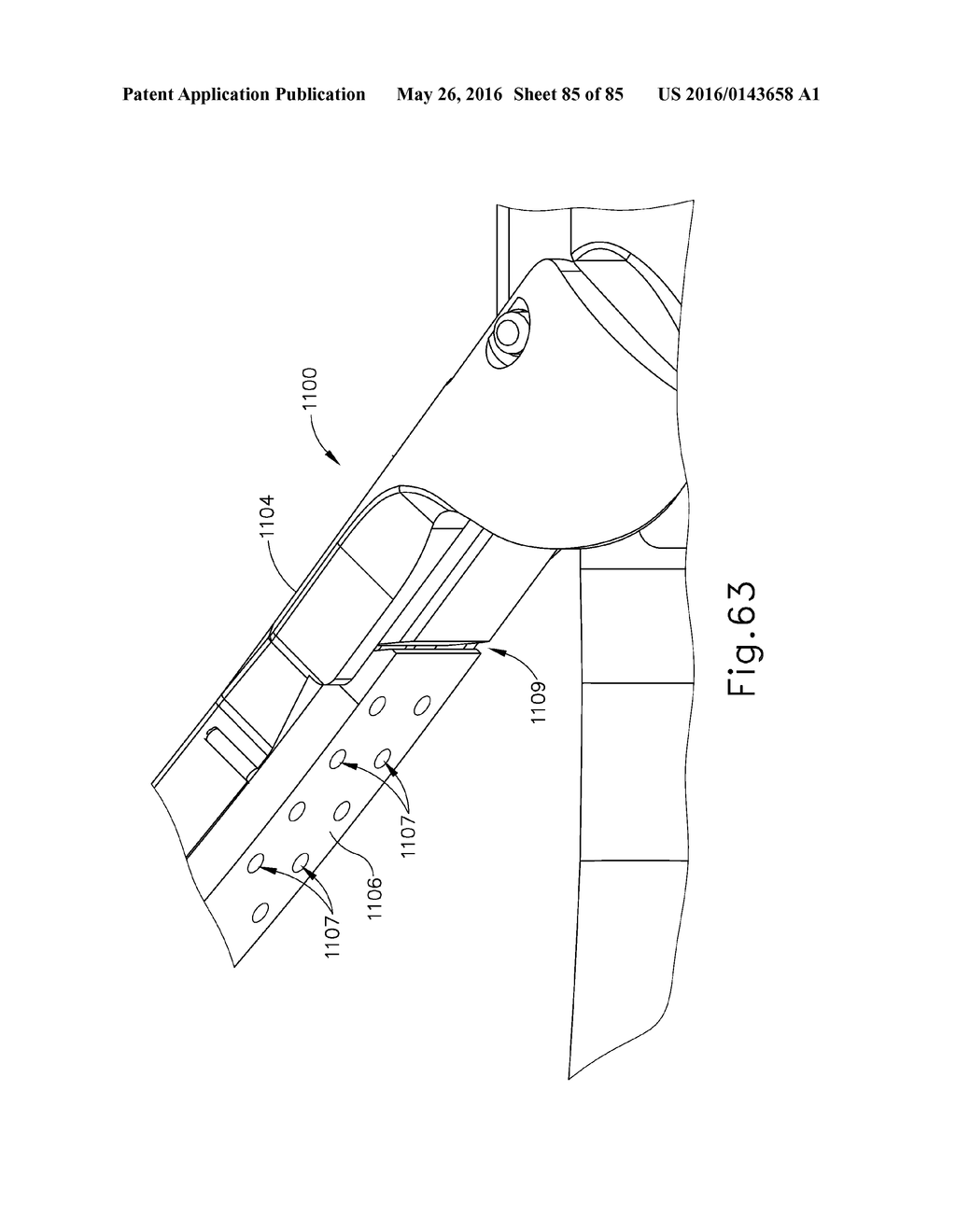 FEATURES TO DRIVE FLUID TOWARD AN ULTRASONIC BLADE OF A SURGICAL     INSTRUMENT - diagram, schematic, and image 86