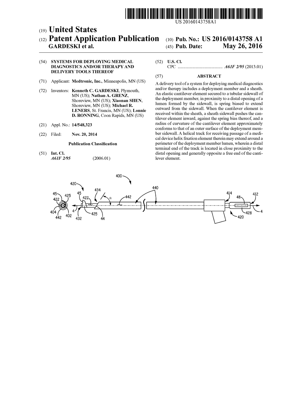 SYSTEMS FOR DEPLOYING MEDICAL DIAGNOSTICS AND/OR THERAPY AND DELIVERY     TOOLS THEREOF - diagram, schematic, and image 01