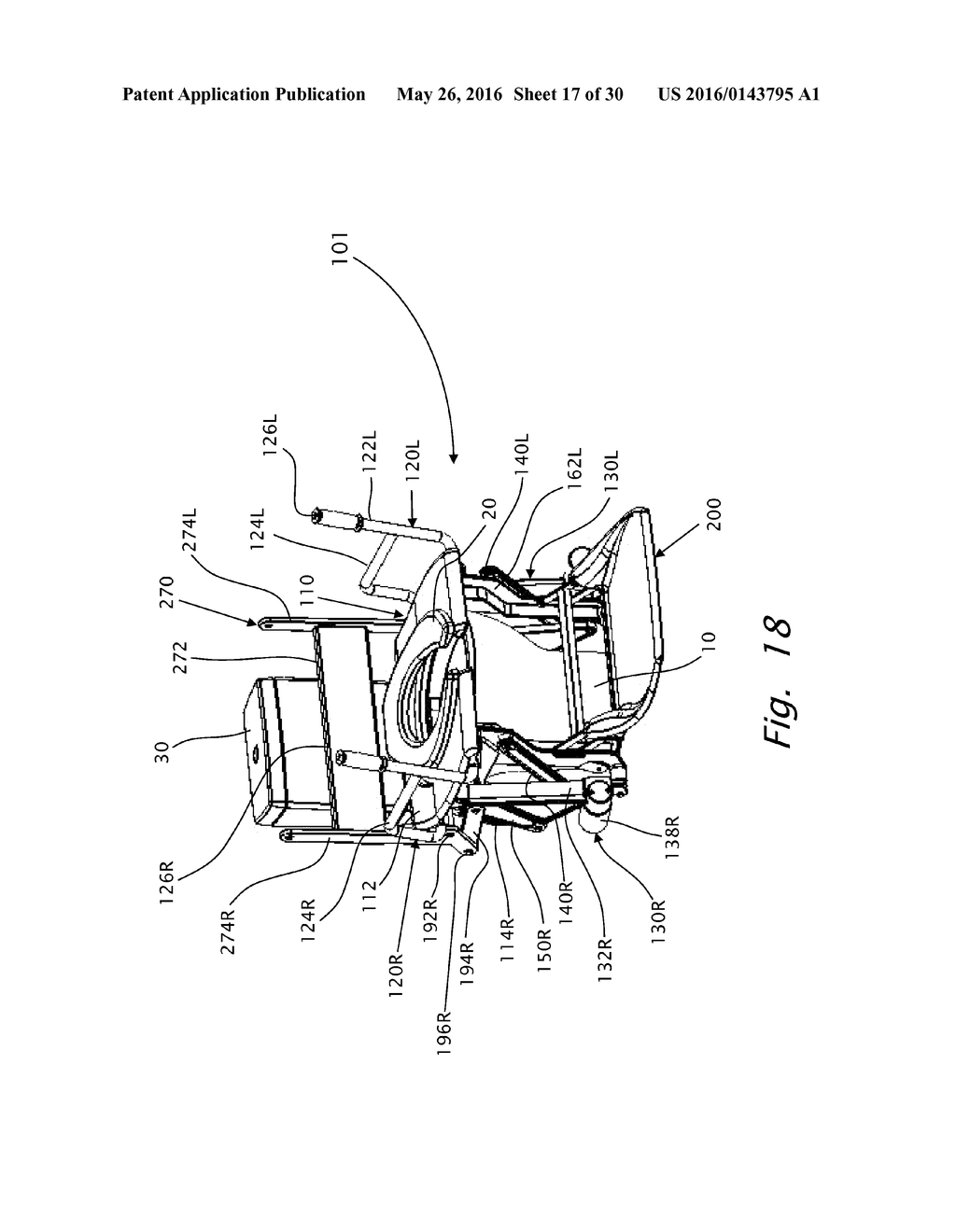 ERGONOMIC LIFTING AND LOWERING MECHANISM FOR APPARATUSES FOR ASSISTING A     HANDICAPPED PERSON - diagram, schematic, and image 18