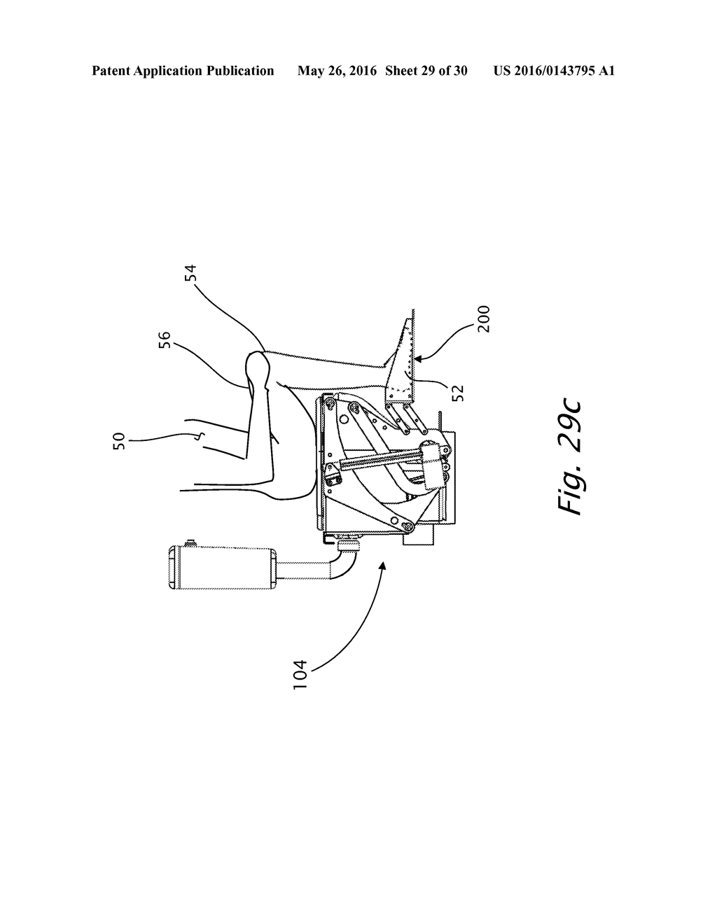 ERGONOMIC LIFTING AND LOWERING MECHANISM FOR APPARATUSES FOR ASSISTING A     HANDICAPPED PERSON - diagram, schematic, and image 30