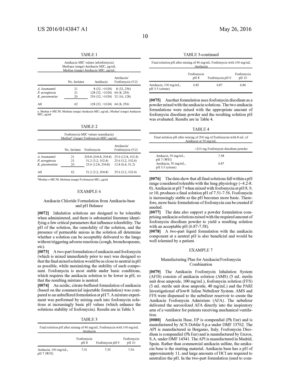 FORMULATIONS OF AMINOGLYCOSIDE AND FOSFOMYCIN COMBINATIONS AND METHODS AND     SYSTEMS FOR TREATMENT OF VENTILATOR ASSOCIATED PNEUMONIA (VAP) AND     VENTILATOR ASSOCIATED TRACHEAL (VAT) BRONCHITIS - diagram, schematic, and image 16