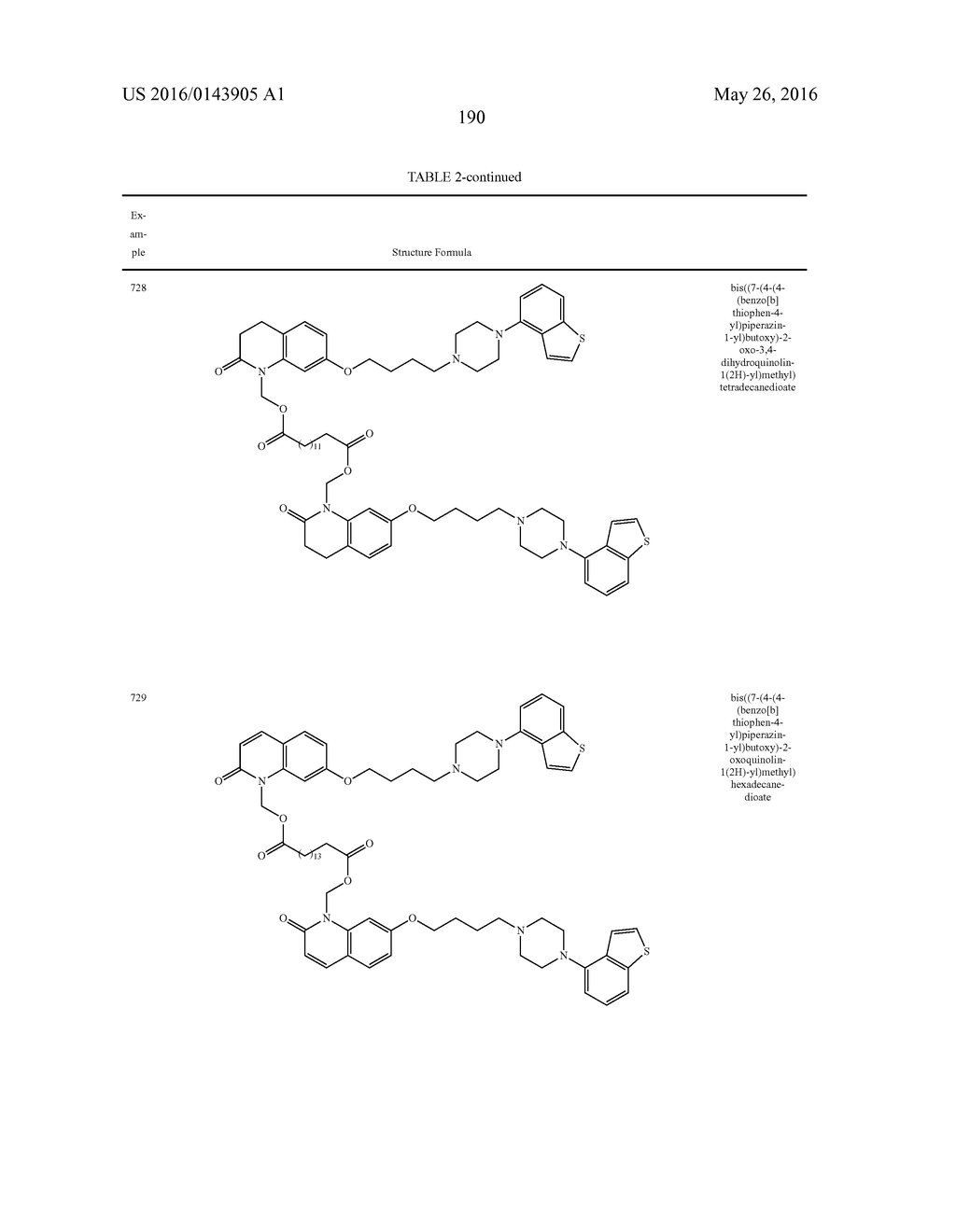 PIPERAZINE-SUBSTITUTED BENZOTHIOPHENE DERIVATIVES AS ANTIPSYCHOTIC AGENTS - diagram, schematic, and image 192