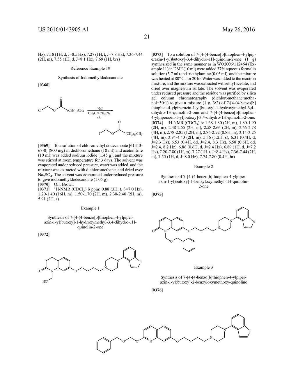 PIPERAZINE-SUBSTITUTED BENZOTHIOPHENE DERIVATIVES AS ANTIPSYCHOTIC AGENTS - diagram, schematic, and image 23