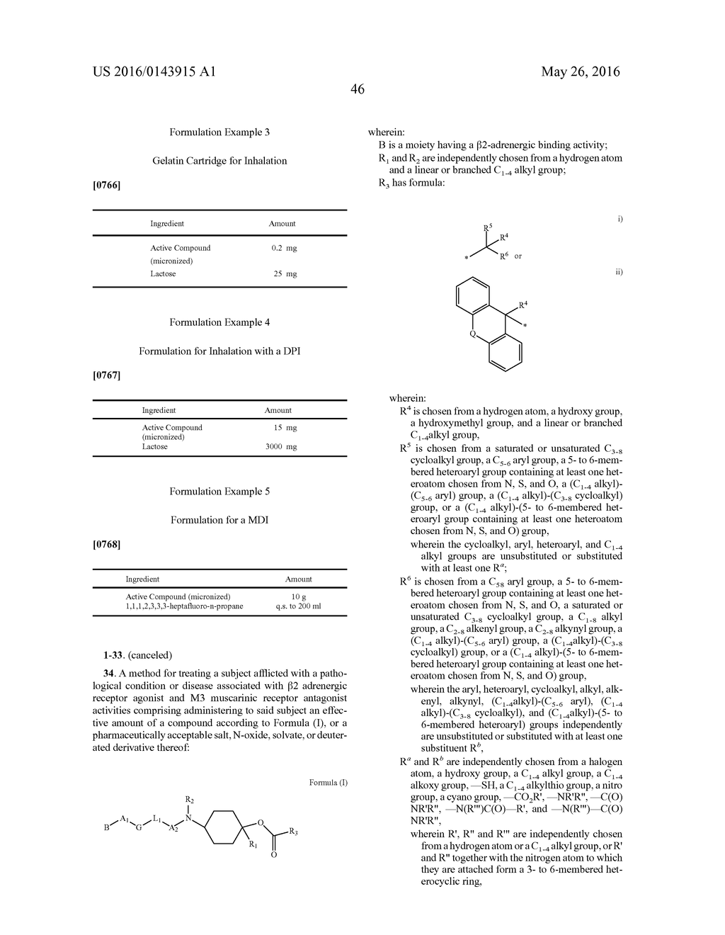 NEW CYCLOHEXYLAMINE DERIVATIVES HAVING  2 ADRENERGIC AGONIST AND M3     MUSCARINIC ANTAGONIST ACTIVITIES - diagram, schematic, and image 47