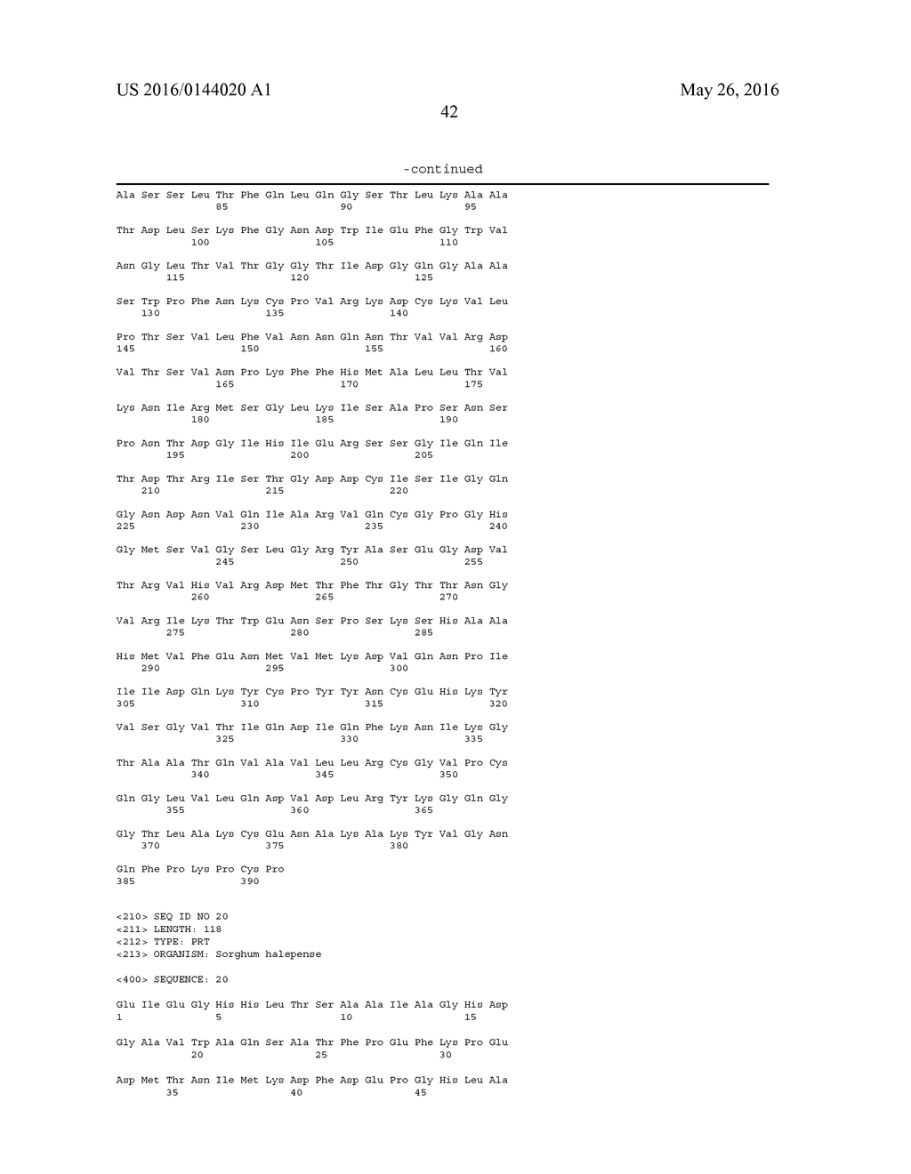 JOHNSON GRASS ALLERGENIC POLLEN PROTEINS, ENCODING NUCLEIC ACIDS AND     METHODS OF USE - diagram, schematic, and image 105