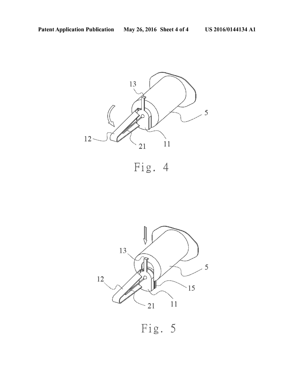 Safety syringe assembly and replaceable base unit thereof - diagram, schematic, and image 05