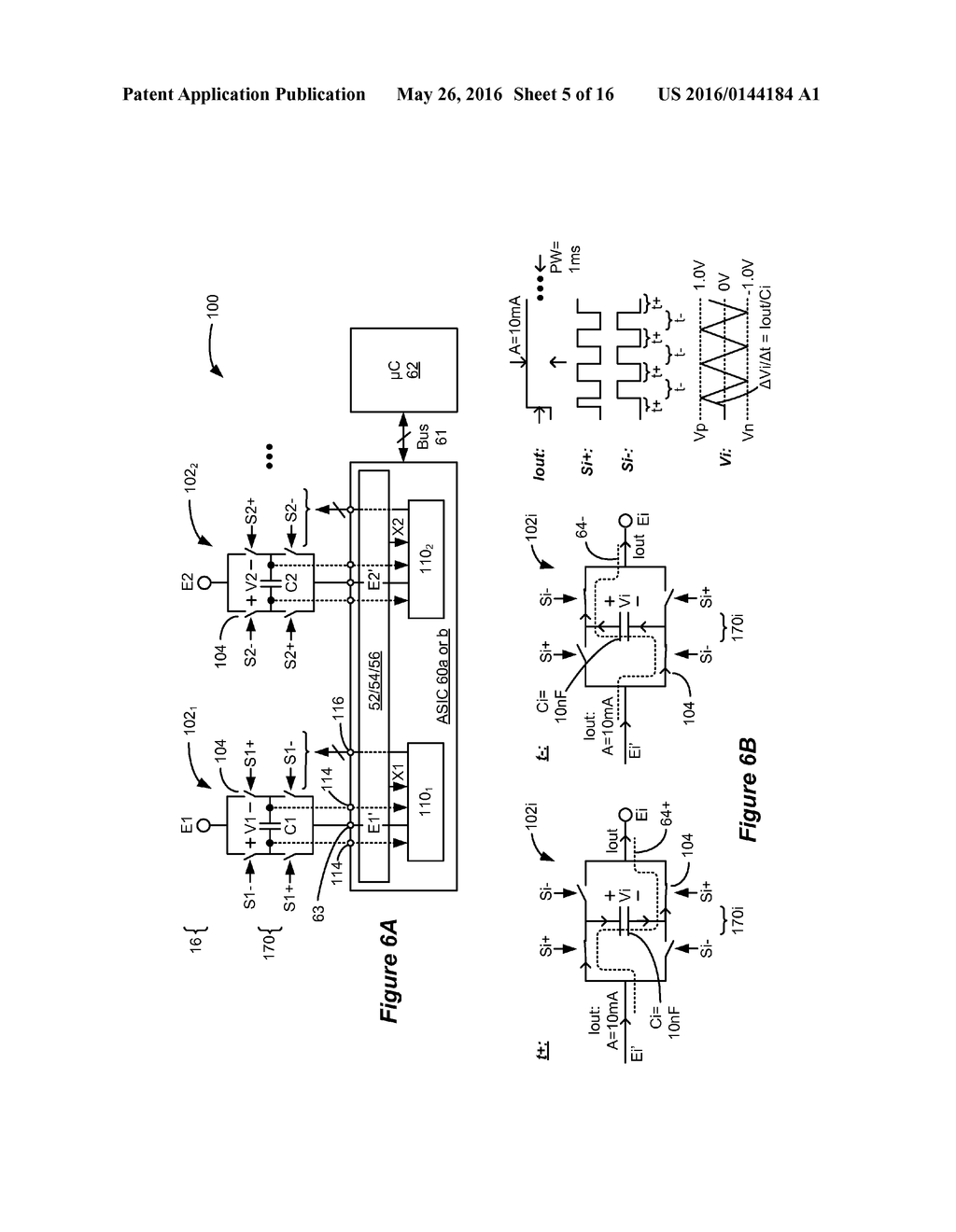 Implantable Stimulator Device Having Charge Measuring Circuitry Useable in     Conjunction with DC-Blocking Capacitors - diagram, schematic, and image 06